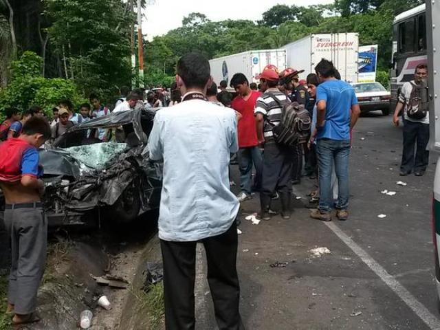 Un muerto deja accidente de tránsito entre Coatepeque y Tecún Umán