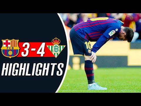 Barcelona Vs Real Betis 3-4 All Goals & Highlights 11/11/2018