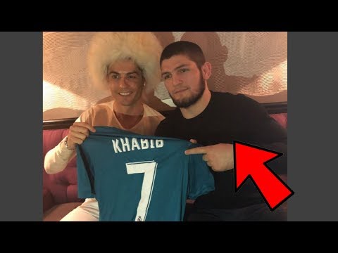 Cristiano Ronaldo meets Khabib Nurmagomedov in Madrid