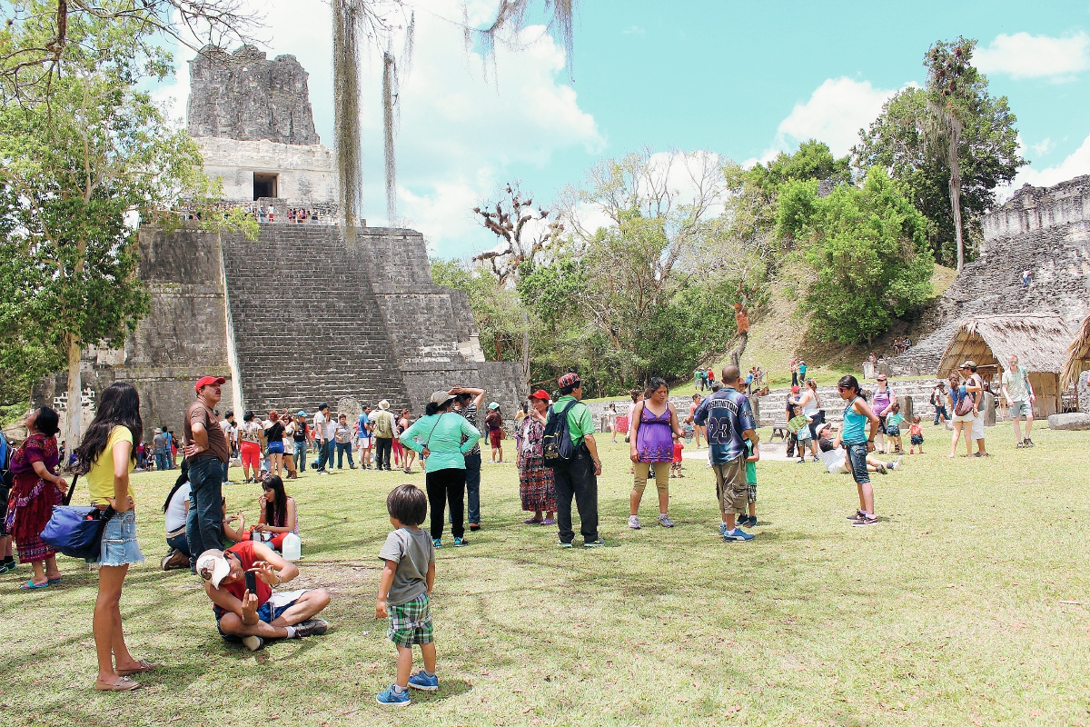 Parque arqueológico Tikal, en Petén. (Foto Prensa Libre: Hemeroteca PL)