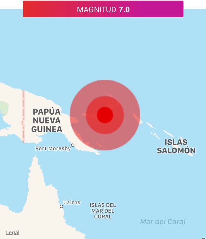 Sismo De Magnitud 7 Sacude Papúa Nueva Guinea 3650