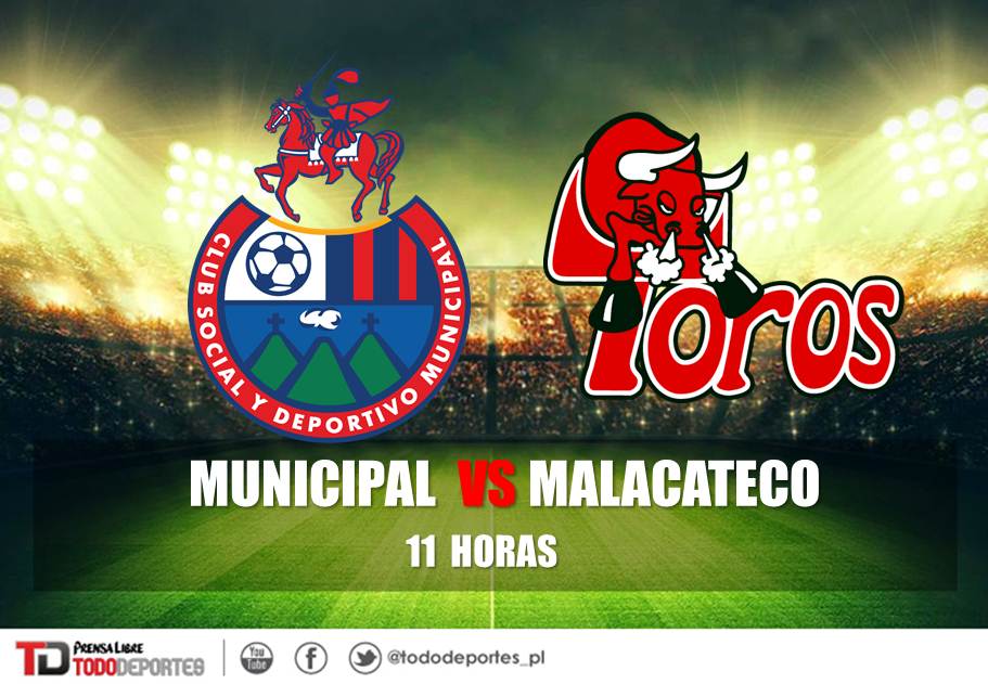 Municipal y Malacateco se enfrentan este domingo a partir de las 11 horas. (Foto Prensa Libre: TodoDeportes)