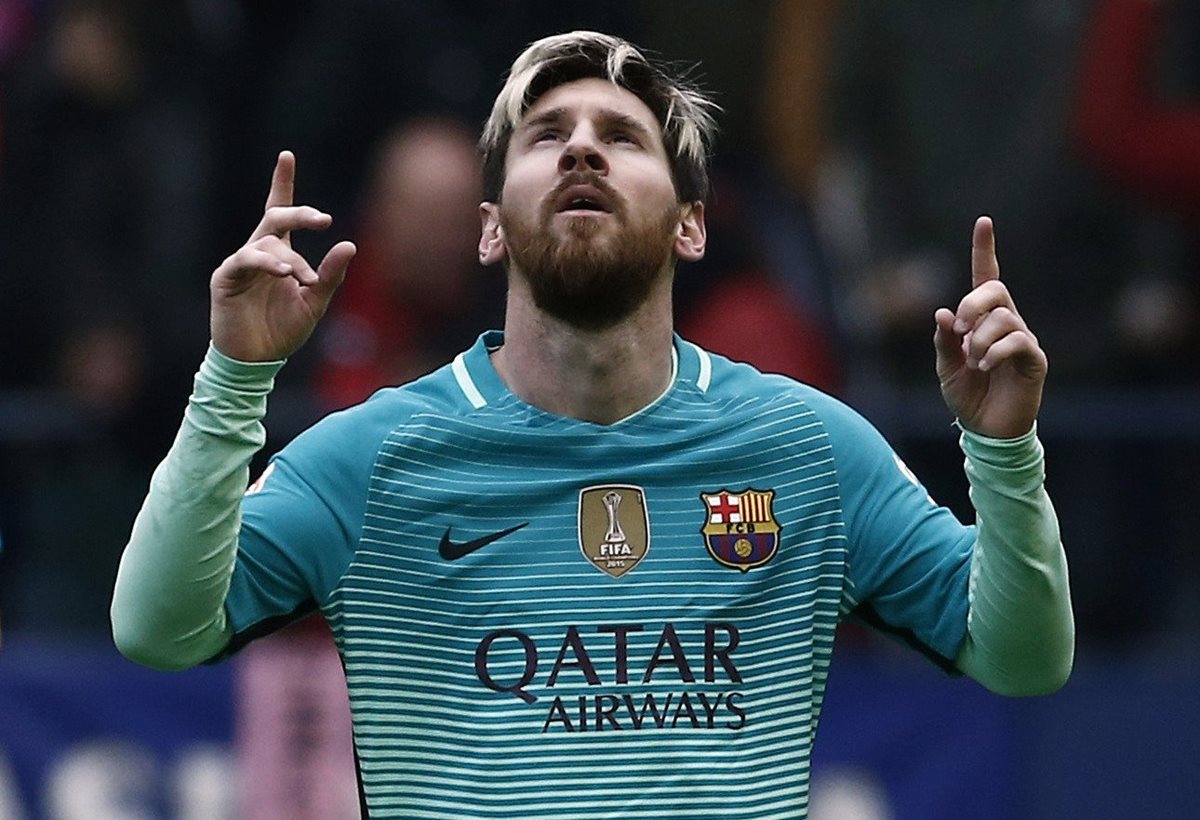 Messi sigue haciendo historia en La Liga española. (Foto Prensa Libre: EFE)