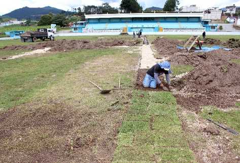 Se considera que los trabajos de remodelación del estadio  concluirán en  agosto.