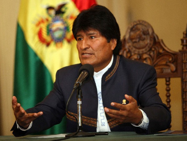 <em>Evo Morales, presidente de Bolivia.</em>