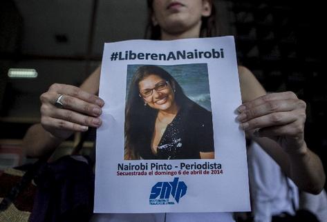 La periodista Nairobi Pinto fue raptada el 6 de abril frente a su residencia en el oeste de Caracas. (Foto Prensa Libre: EFE).