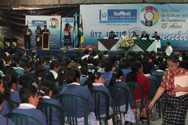 Acto de inauguración de la sede de la Demi en Totonicapán.