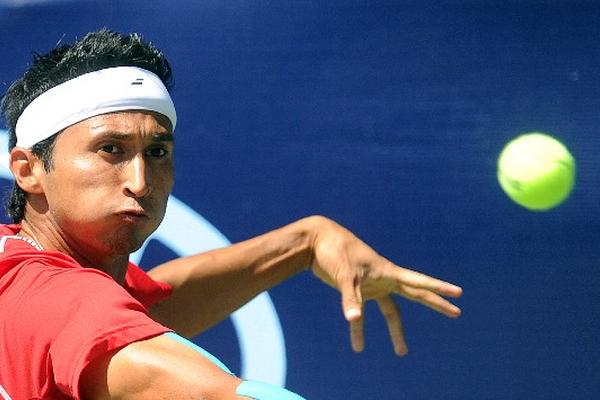 Christopher Díaz, número 427 del mundo, perdió la final del Gatorade Open 2014. (Foto Prensa Libre: Romeo Rios)