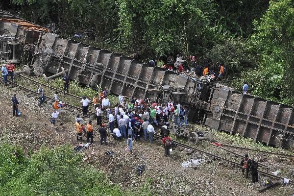 Cuatro guatemaltecos resultaron heridos en el accidente ferroviario ocurrido en México donde fallecieron seis hondureños y otros 35 migrantes quedaron heridos.