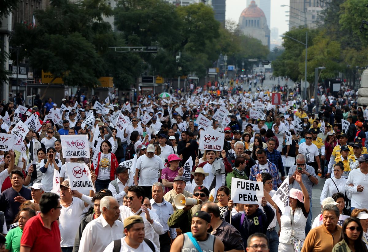 Masivas Protestas En México Por Alza En Gasolina Prensa Libre