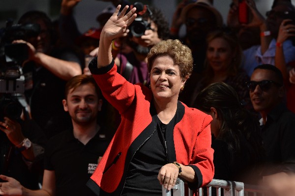 Dilma Rousseff, presidenta de Brasil.(AFP).