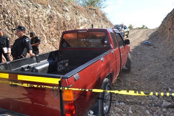 Crimen fue cometido en la aldea El Ingeniero, de la cabecera de Chiquimula. (Foto Prensa Libre: Edwin Paxtor)<br _mce_bogus="1"/>