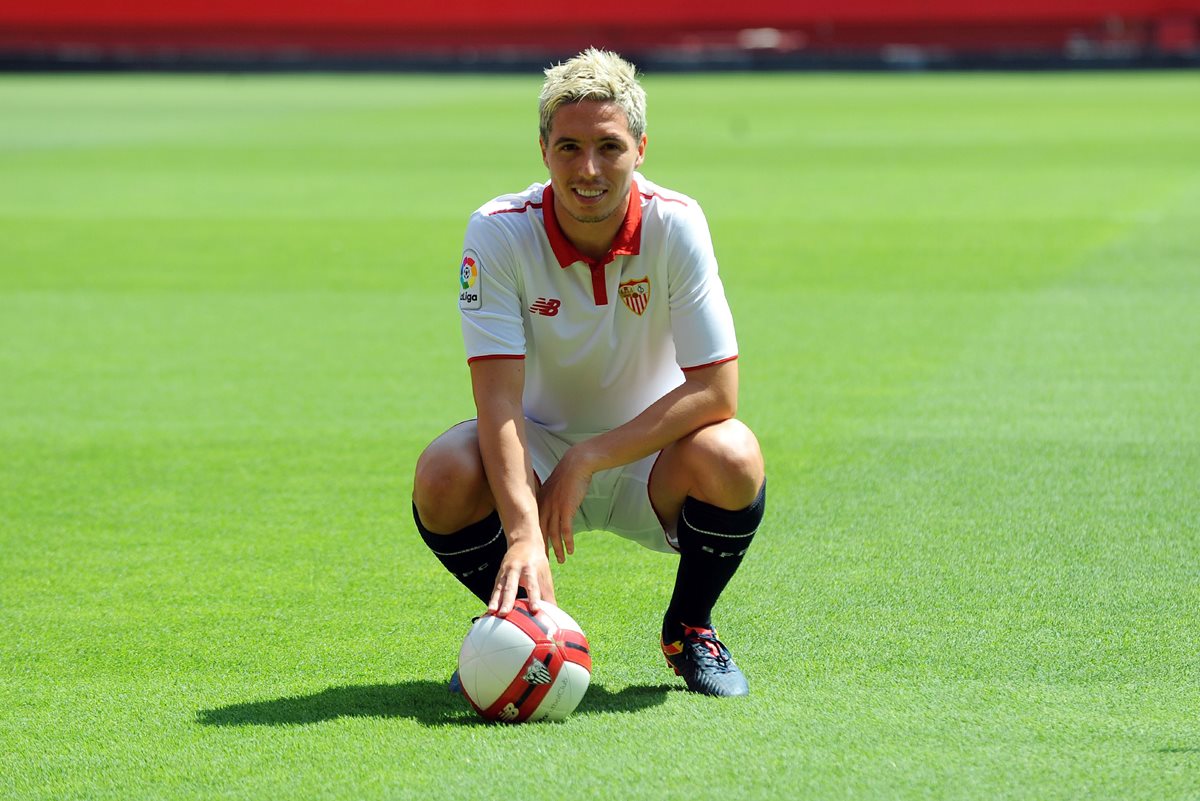 Nasri llegó esta temporada al equipo español. (Foto Prensa Libre: AFP)