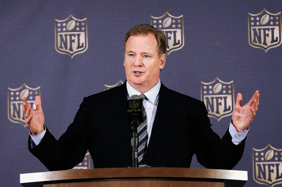 Goodell dio señales DE que su intención era encargarse de la apelación que interpuso Tom Brady. (Foto Prensa Libre: AP)