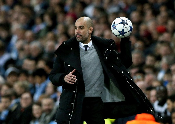 Pep Guardiola finalizó satisfecho por la reacción de sus jugadores contra el Mónaco. (Foto Prensa Libre: AFP).