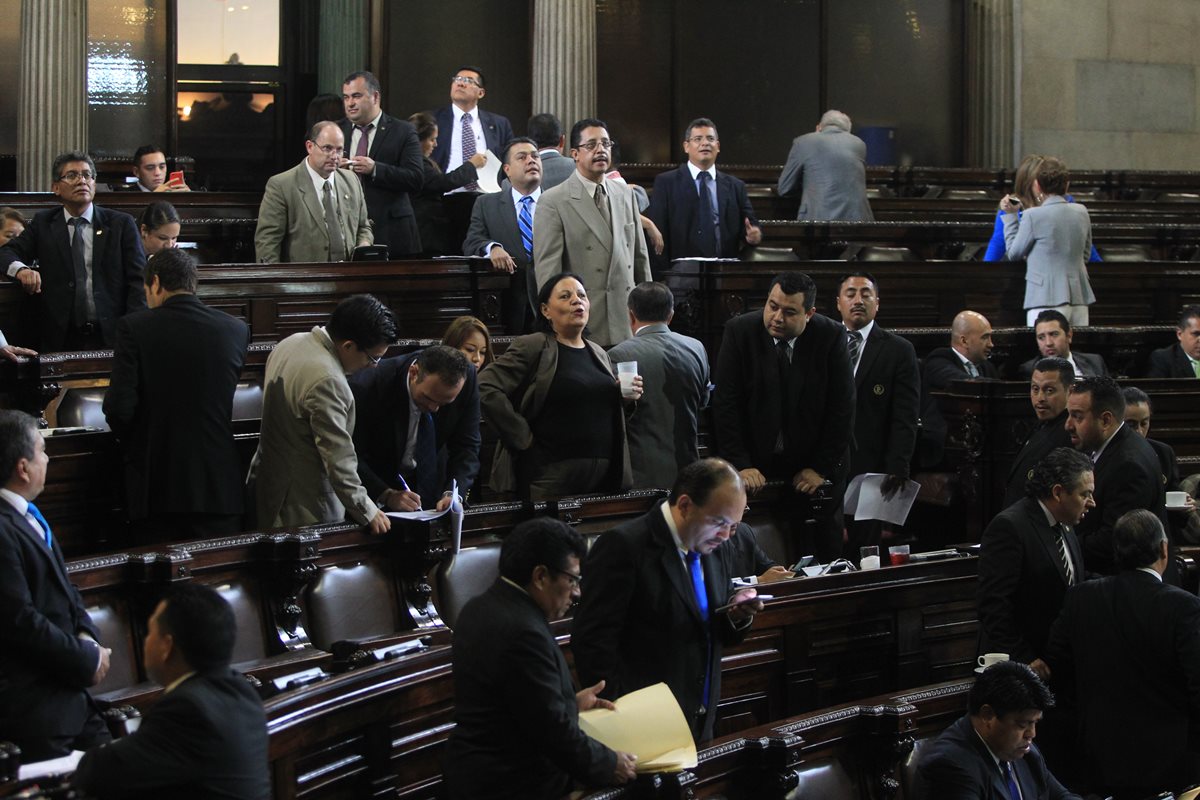 Bancada de FCN en el Congreso. (Foto Prensa Libre: Hemeroteca PL)