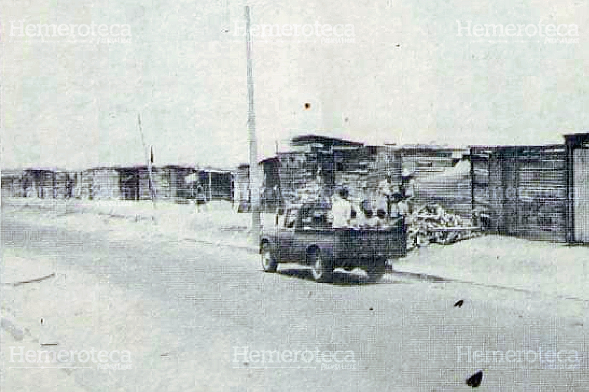 Colonia El Éxodo, en una publicación del 8 de abril de 1984. Foto: Hemeroteca PL