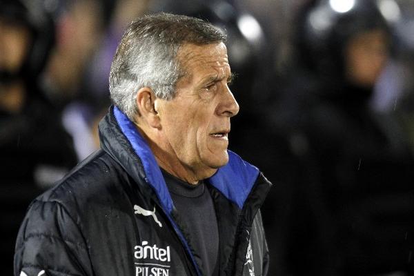 Óscar Tabárez dio la lista definitiva de Uruguay para el Mundial de Brasil 2014. (Foto Prensa Libre: EFE)