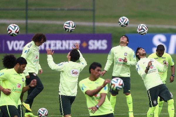 Selección de Brasil se entrenó en la ciudad Teresópolis, de cara al Mundial de Brasil 2014. (Foto Prensa Libre: EFE)