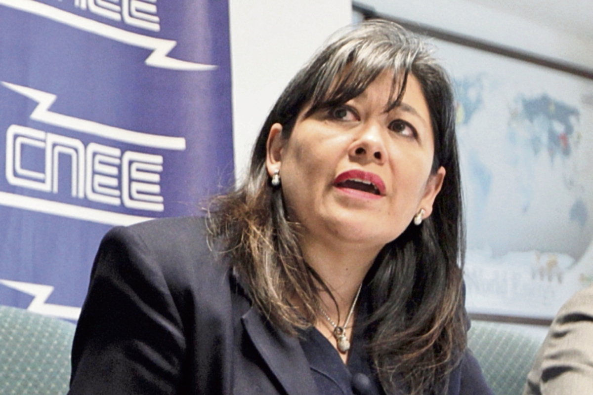 La presidenta de la CNEE, Carmen Urízar, asumió el cargo en el 2012. (Foto Prensa Libre: EDWIN BERCIAN)