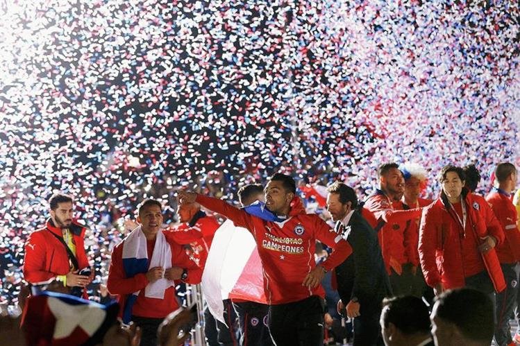 La selección de Chile conquistó la Copa América bajo el mando de Jorge Sampaoli. (Foto Prensa Libre: EFE)