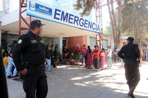 Hospital  regional, donde murió la mujer.