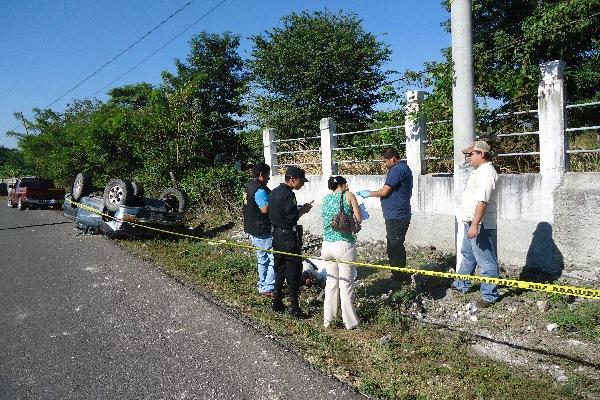 Autoridades recaban indicios.