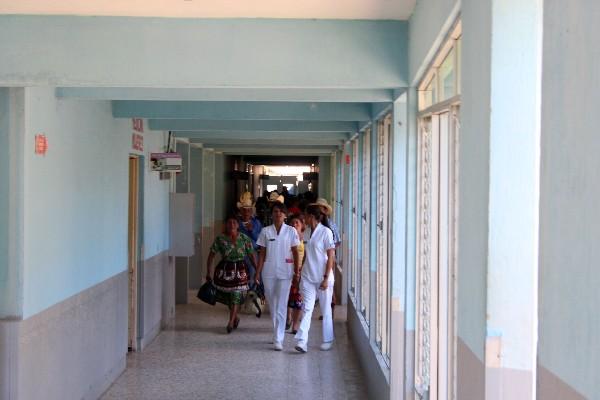 el PAsillo  donde se encuentra la  consulta externa del Hospital Nacional de  Jalapa se mantendrá con vigilancia todo el tiempo.