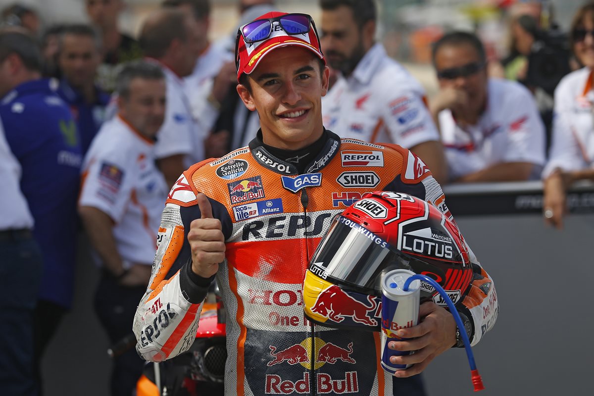 Marc Márquez apunta a un nuevo trofeo en Moto GP. (Foto Prensa Libre: AP)