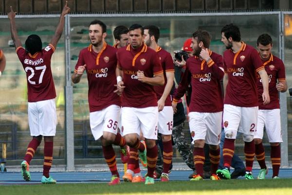 La Roma persigue de cerca al líder de la Serie A. (Foto Prensa Libre: AP)