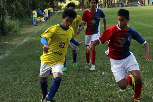 Esportivo Guatemala EBF y Esportivo participaron en Festival de Futbol Base. (Foto Prensa Libre: Edwin Fajardo)