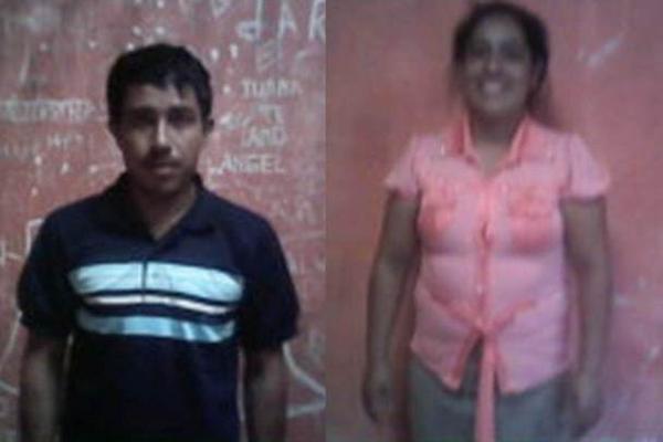 Un hombre y una mujer fueron capturados luego de dos allanamientos en Moyuta, Jutiapa, donde localizaron armas y municiones. (Foto Prensa Libre: PNC)<br _mce_bogus="1"/>