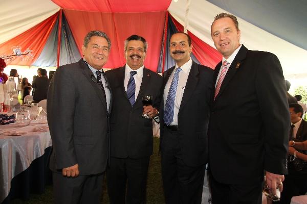 Juan Antonio Busto, Édgar Archila y Luis David. (Foto Prensa Libre: Edwin Castro)