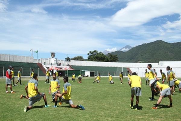 Antigua sostendrá un partido amistoso contra Sololá este viernes. (Foto Prensa Libre: Miguel López)