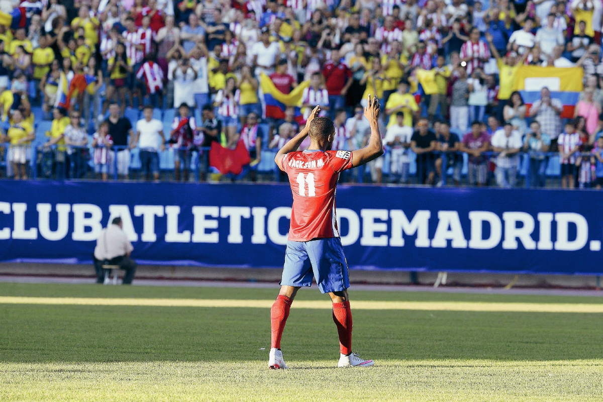 Jackson Martínez es uno de los fichajes "bomba" en la Liga española. (Foto Prensa Libre: EFE)