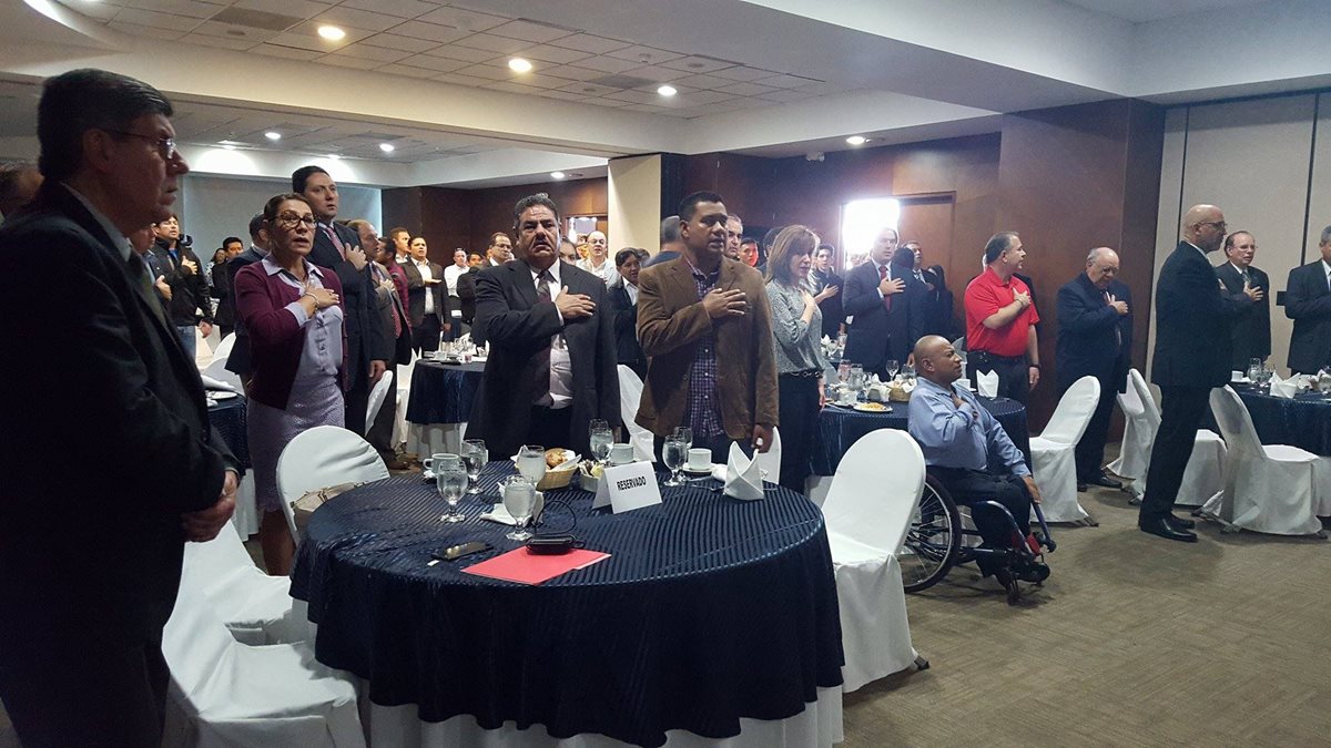 Gonzalo Romero, durante la conferencia de prensa de la FADO. (Foto Prensa Libre)