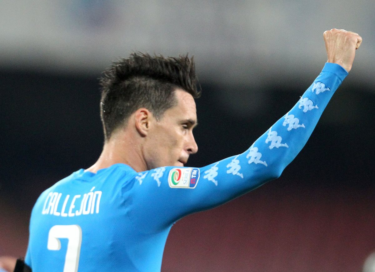 Callejón mantiene su buen nivel en la Serie A italiana. (Foto Prensa Libre: AFP)