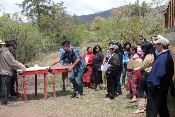 Líderes de 36 comunidades del país se reunieron en la aldea Pacalá,  Salamá, Baja Verapaz.