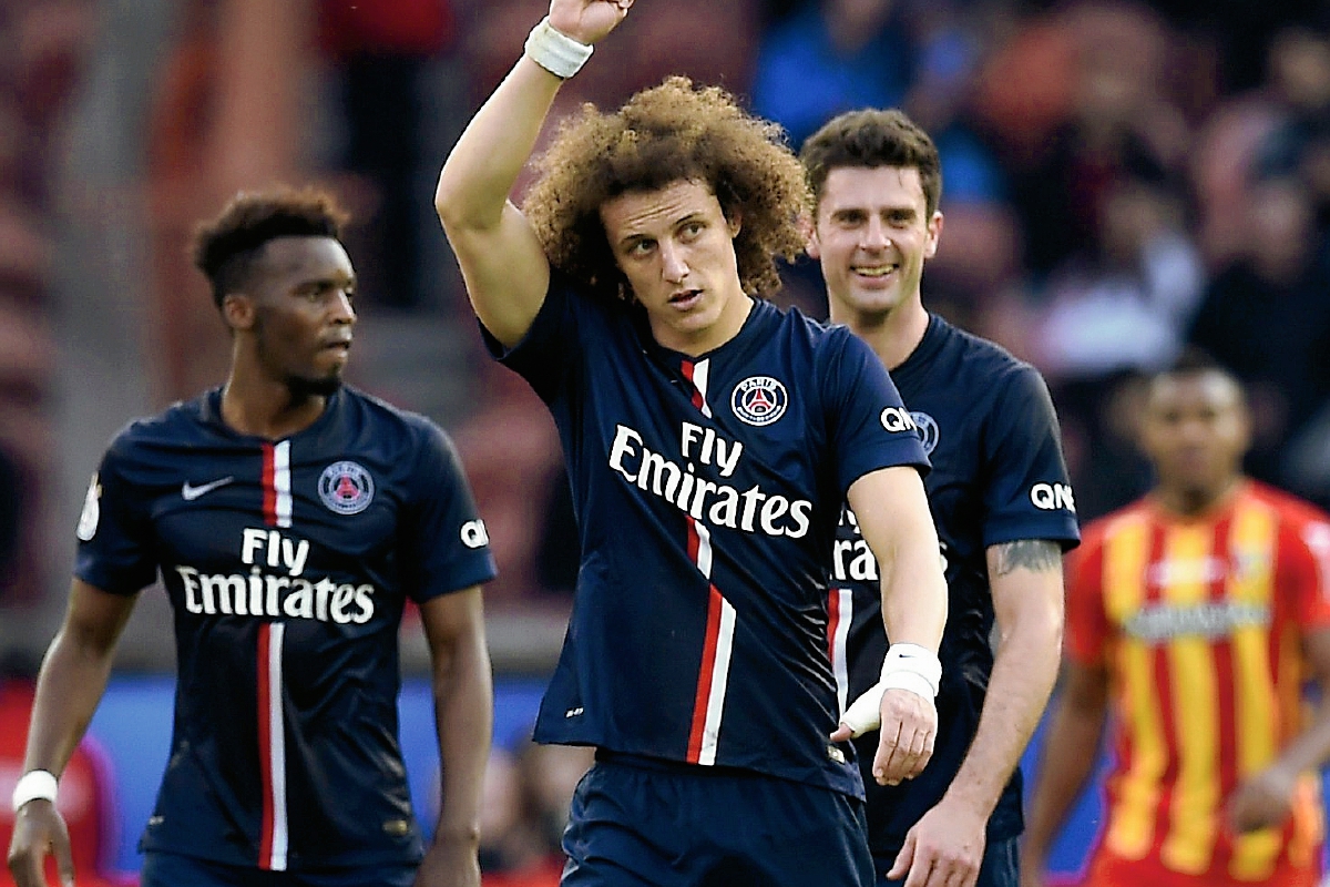 David Luiz llegará con la motivación extra de haber anotado un gol ante el Lens el pasado sábado. (Foto Prensa Libre:  AFP)