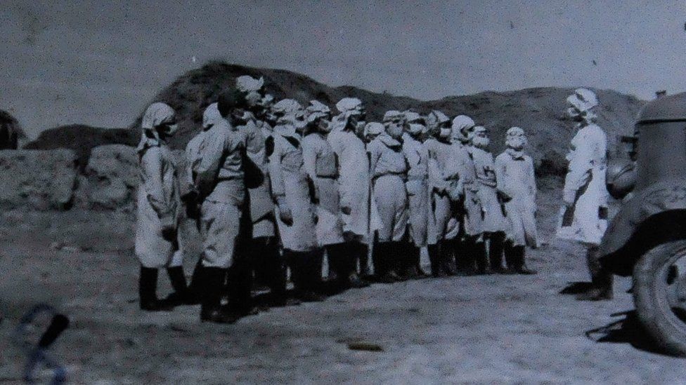 Según los archivos, las "fuerzas bacterianas" japonesas, incluida la Unidad 731, iniciaron la guerra biológica en más de 20 provincias y ciudades de China. XINHUA/WANG HAOFEI