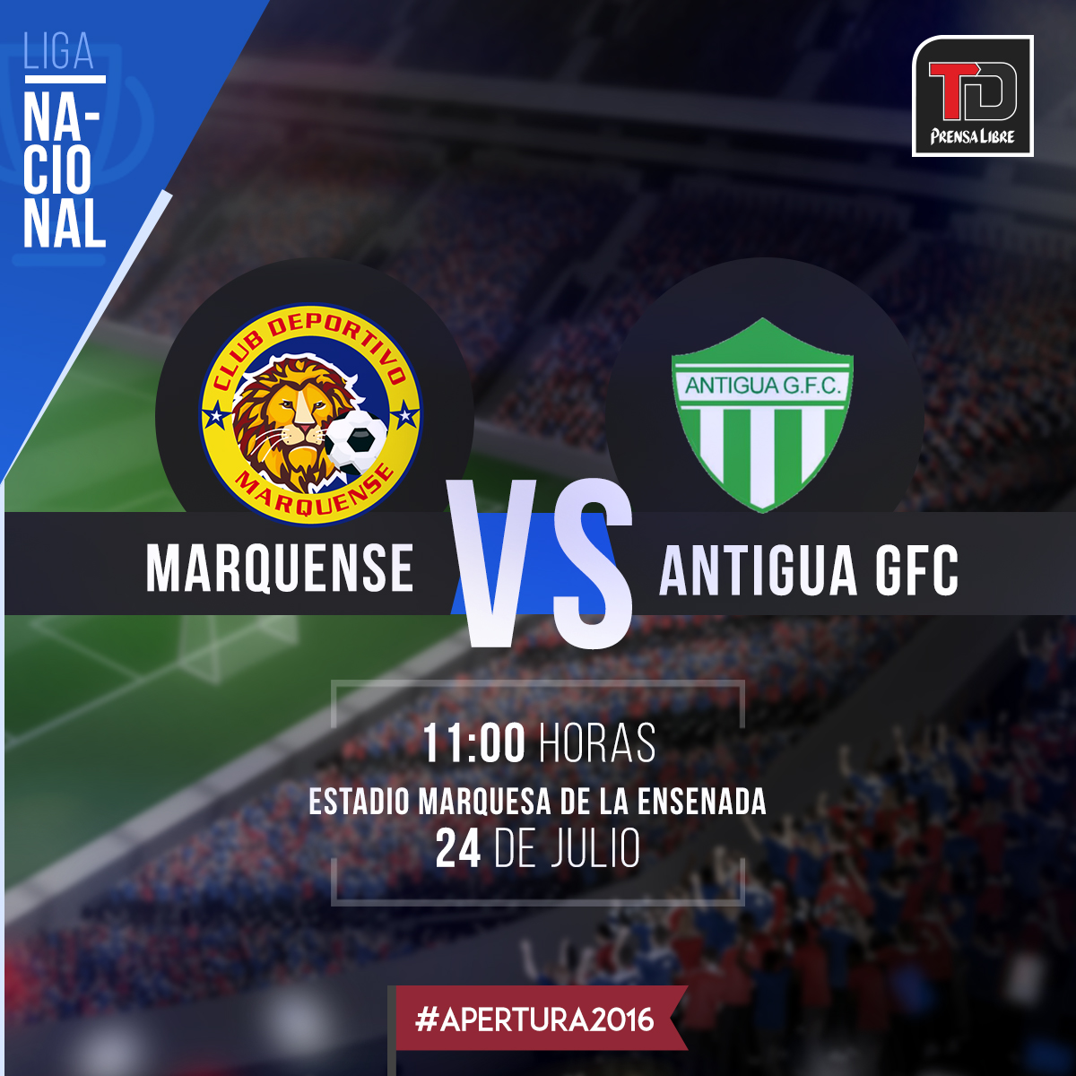 EN VIVO| Marquense - Antigua GFC