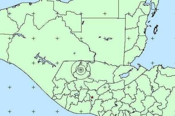 Insivumeh ubica el epicentro del sismo en el norte de Quiché. <br _mce_bogus="1"/>