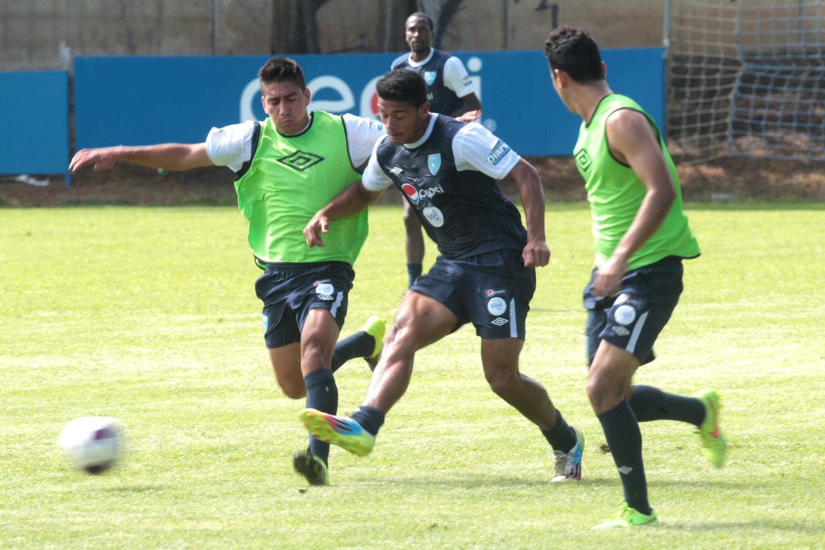 La Selección Nacional se preparó en el proyecto Goal antes de viajar a Bermudas. (Foto Prensa Libre: Norvin Mendoza)