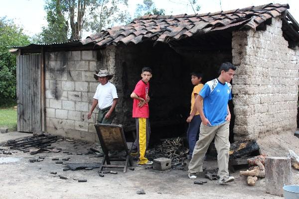 Casa utilizada    para elaborar cohetes.