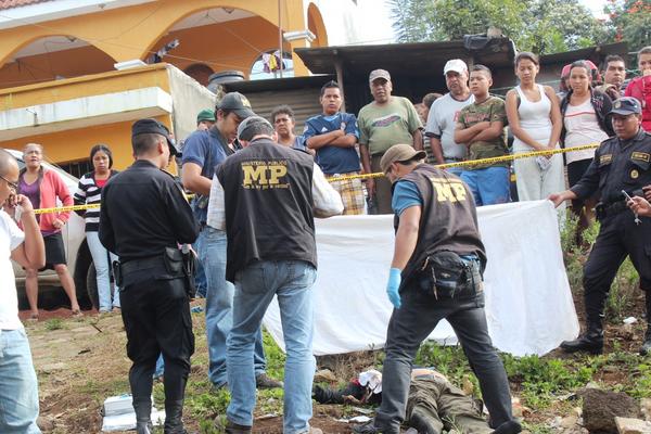 El cadáver de un publicista fue localizado en Barberena, Santa Rosa. Foto (Oswaldo Cardona)