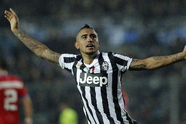 El jugador chileno de la Juventus, Arturo Vidal quiere ganar el Balón de Oro del próximo 2014. (Foto Prensa Libre: AFP)