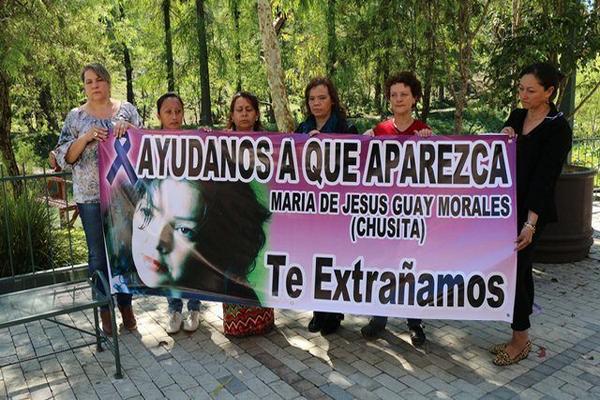 Excompañeras de  estudio de Guay piden que aparezca. (Foto Prensa Libre: Eduardo Sam)