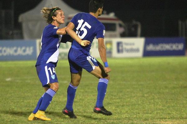 Carlos Estrada anotó el primer gol para la Sub 20, ante Aruba.(Foto Prensa Libre: Hemeroteca PL)