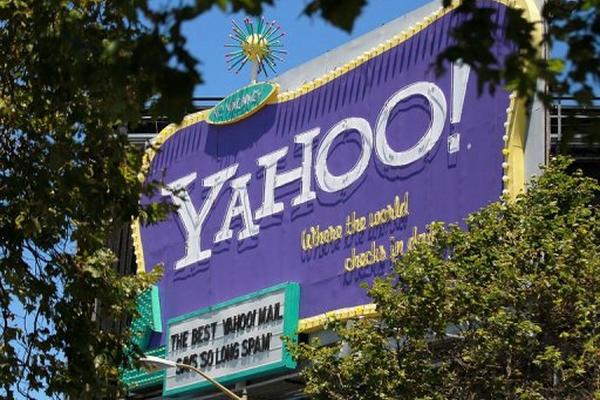 Un rotulo de Yahoo! en San Francisco, California. (Foto Prensa Libre: AFP). 