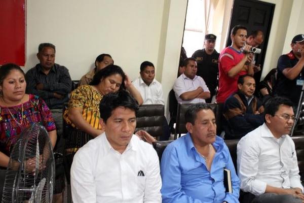 Los miembros del Concejo de Chichicastenango fueron absueltos de los delitos de difamación e injuria. (Foto Prensa Libre: Oscar Figueroa)<br _mce_bogus="1"/>